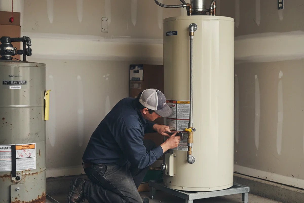 Water heater and shutoff valve replacement in Chino Valley