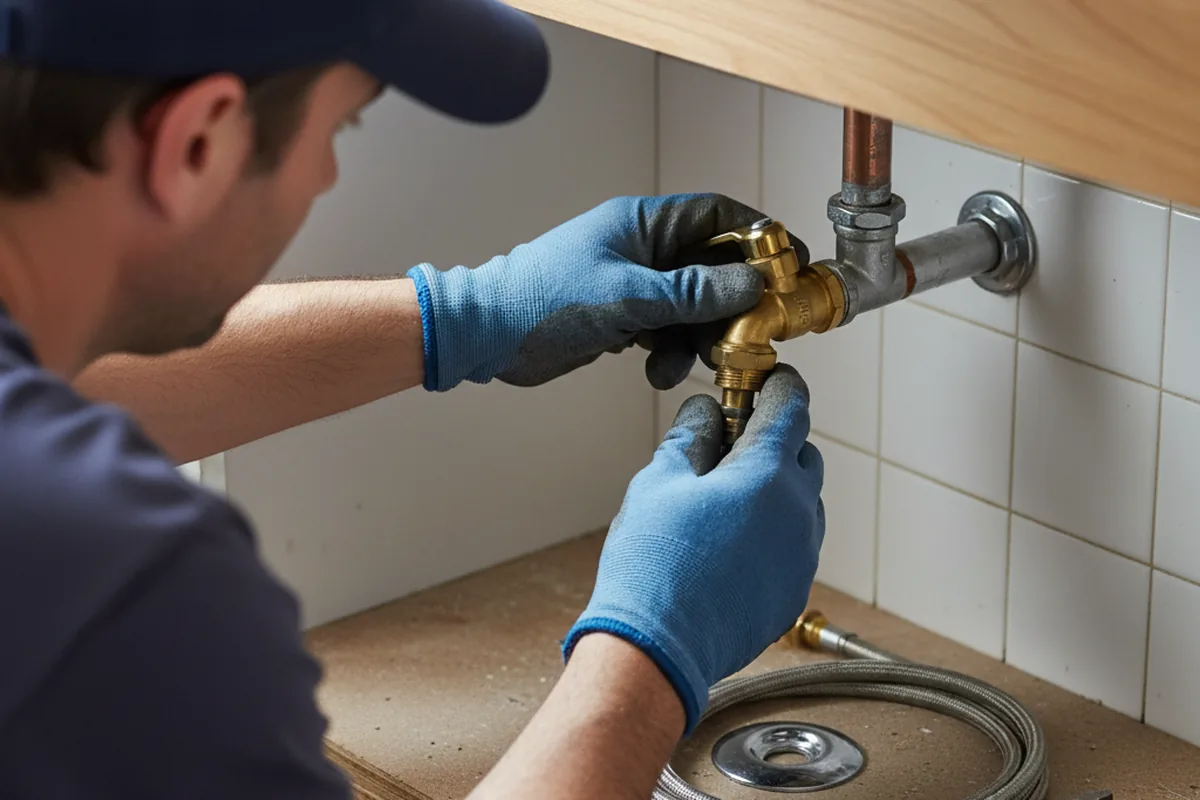 Shutoff valve and fitting work during Emergency Plumbing in Chino Valley